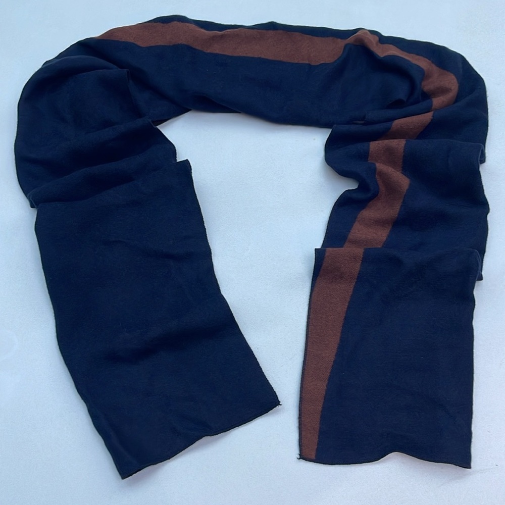 Five Four Black & Brown Unisex Scarf